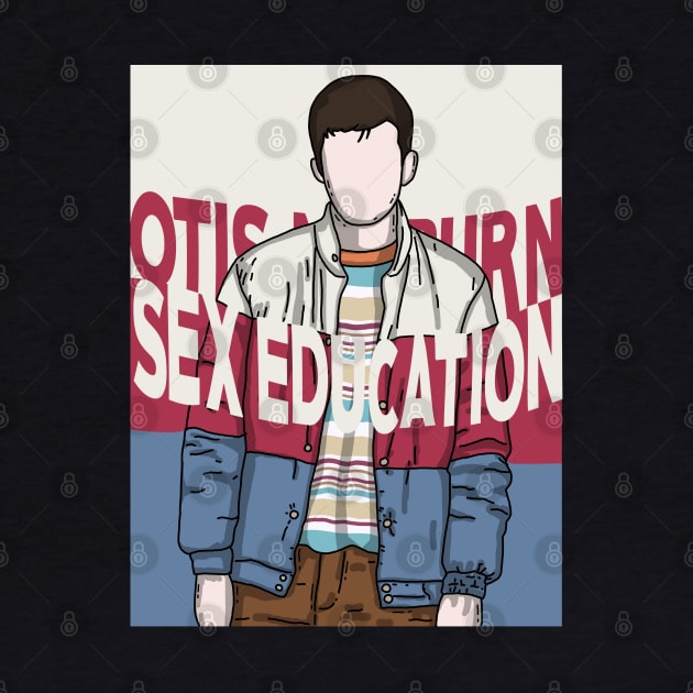 Otis Milburn Sex Education by Luna Illustration